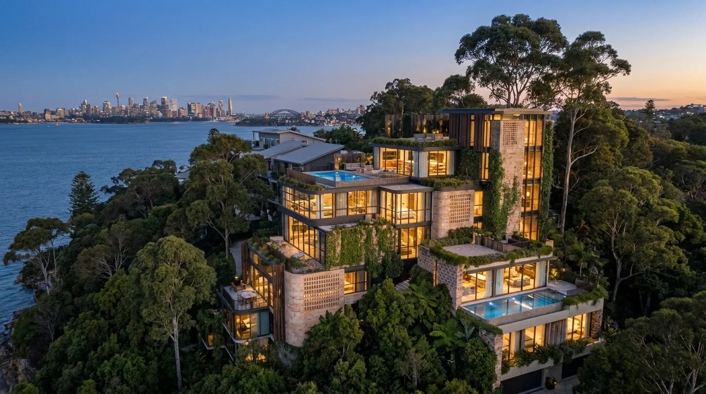 Architectural visualisation of the Harbour Hillside Residence, Clontarf